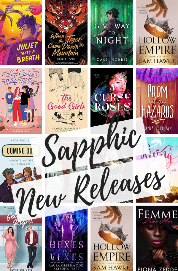 Sapphic New Releases cover collage