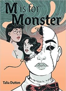 the cover of M is for Monster