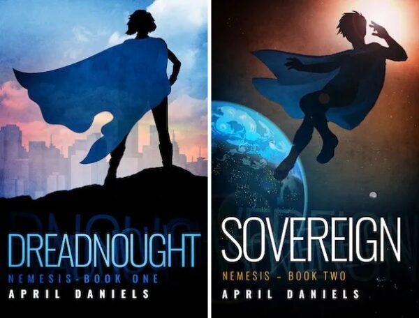 the covers of Dreadnought & Sovereign