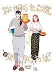 the cover of  She Loves to Cook, and She Loves to Eat by Yuzaki Sakaomi